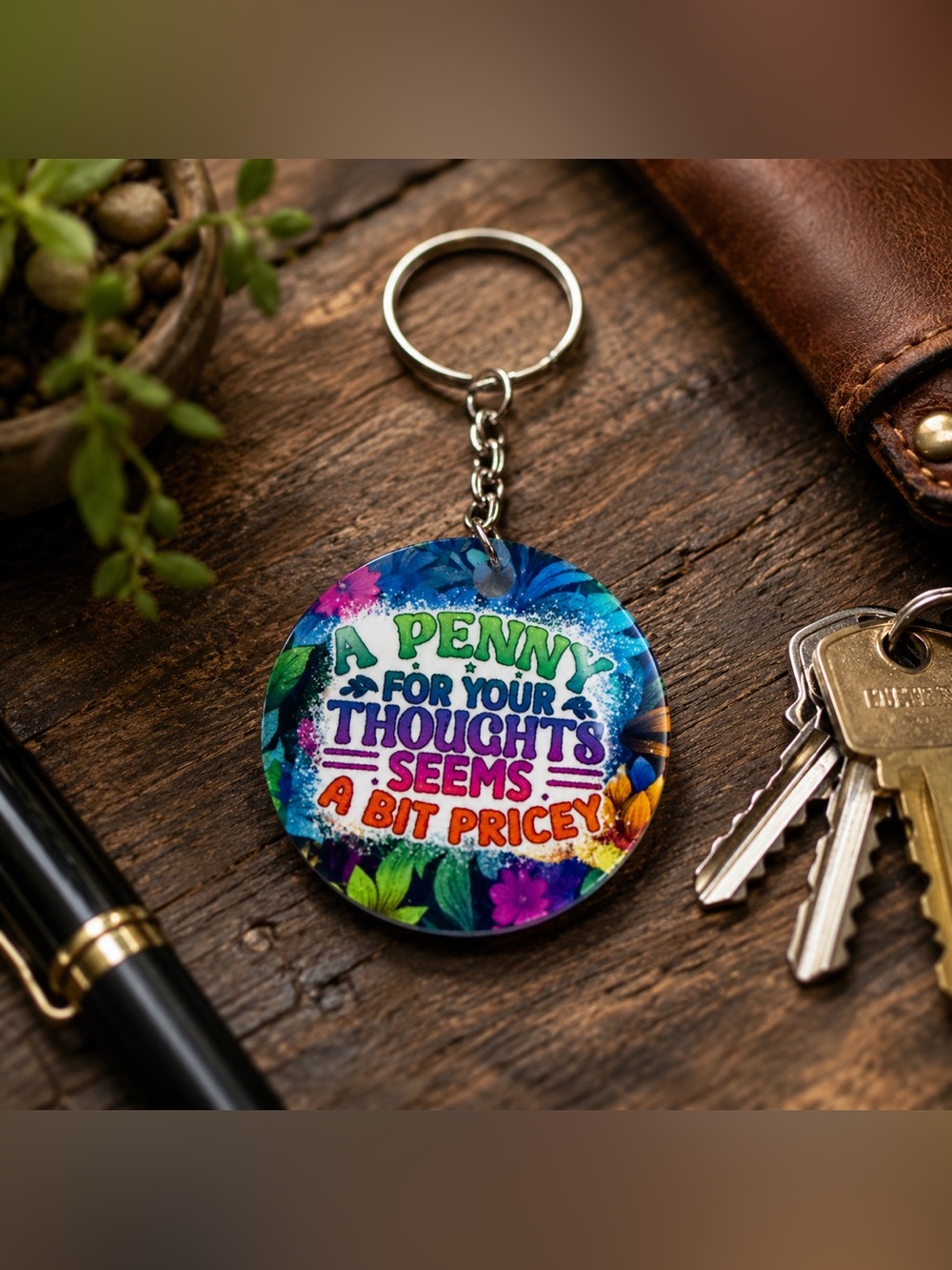 A Penny Seems Keychain
